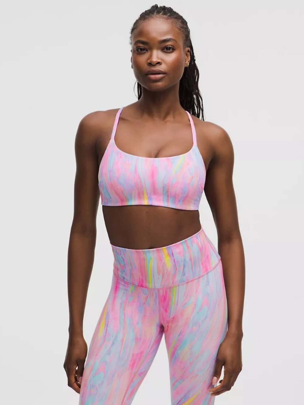 Lululemon Wunder Train Strappy Racer Bra US 10